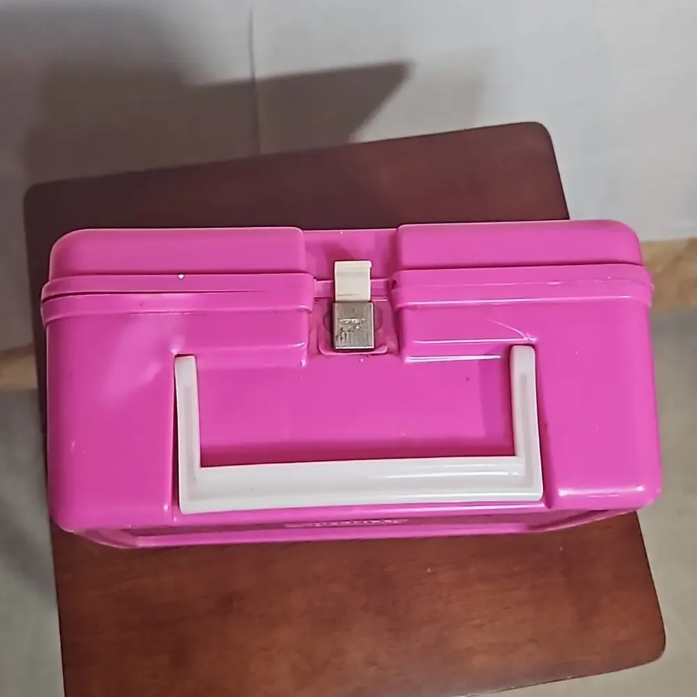 Vintage 1990s Barbie Pink Plastic Lunch Box by Thermos Retro 90s Girls Toy